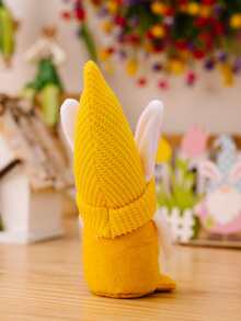 1入組滌綸小矮人可愛兔耳朵設計侏儒飾品適用於派對 - 彩色 - 查看 2