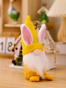 1入組滌綸小矮人可愛兔耳朵設計侏儒飾品適用於派對 - 彩色 - 查看 5