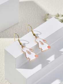 Cartoon Rabbit Drop Earrings