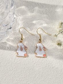 Cartoon Rabbit Drop Earrings