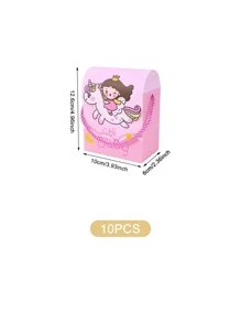 20/10个粉色和蓝色生日礼盒，适用于主题派对、生日、新娘礼物、婚礼包装礼品盒纪念品 - 彩色 - 查看 5