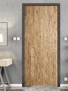 1 miếng dán cửa chống nước họa tiết vân gỗ - Nhiều màu - Xem 1