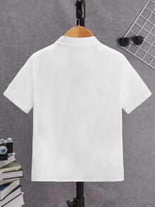 SHEIN Boys Striped Print Shirt Without Tee - Multicolor - View 2