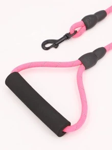 Supet 1pc Reflective Pet Leash For Dog For Outdoor - Pink - View 4
