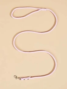 1 pieza Correa de mascota unicolor para perro para exterior - Rosa - Ver 3