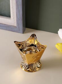 1入組復古設計香爐 - 金色 - 查看 2