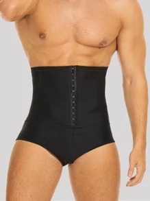 Men Hook And Eye Active Underwear - Black - View 6