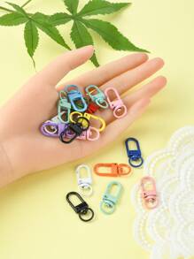20 cái/bộ Hợp kim phun sơn Móc khóa xoay Móc cài Không chứa Cadmium & Không chứa Niken & Không chì Màu hỗn hợp Ngẫu nhiên Màu hỗn hợp Kẹp tôm hùm Tự làm Phụ kiện trang sức - Nhiều màu - Xem 2