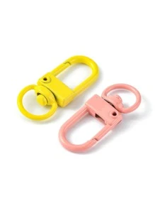 20 cái/bộ Hợp kim phun sơn Móc khóa xoay Móc cài Không chứa Cadmium & Không chứa Niken & Không chì Màu hỗn hợp Ngẫu nhiên Màu hỗn hợp Kẹp tôm hùm Tự làm Phụ kiện trang sức - Nhiều màu - Xem 5