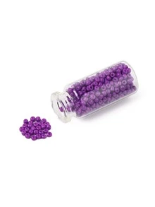1bottle Round DIY Bead - Purple - View 2