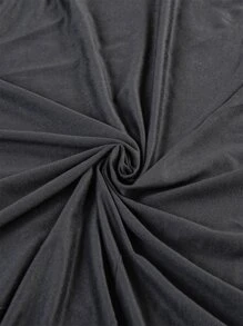 1入組黑色沙發套和1入組無填充物靠墊套適用於客廳簡約滌綸沙發套 - 黑色 - 查看 2