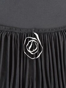 1入組黑色沙發套和1入組無填充物靠墊套適用於客廳簡約滌綸沙發套 - 黑色 - 查看 7