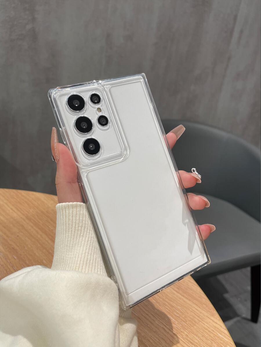 Ốp điện thoại cơ bản 1 chiếc, chất liệu TPU trong suốt, mềm mại, bảo vệ điện thoại, tương thích với các dòng S23, S24, A23, A13-4G, A05, A14, A15, A05S, A55, phiên bản quốc tế, không phải phiên bản nội địa. - Trong sáng - Xem 1