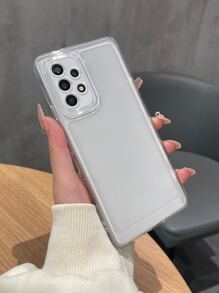 Ốp điện thoại cơ bản 1 chiếc, chất liệu TPU trong suốt, mềm mại, bảo vệ điện thoại, tương thích với các dòng S23, S24, A23, A13-4G, A05, A14, A15, A05S, A55, phiên bản quốc tế, không phải phiên bản nội địa. - Trong sáng - Xem 6