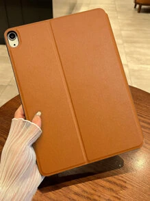 1 Peça Marrom e Laranja Clássico Capa de Tablet à Prova de Choque Compatível com Galaxy Tab A7, Case de Proteção de Tablet com Suporte Magnético Compatível com iPad 12.9