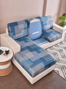 1 Tấm Bọc Sofa Họa Tiết Hình Học, Polyester Hiện Đại Co Giãn Bọc Ghế Sofa Cho Gia Đình - Nhiều màu - Xem 2