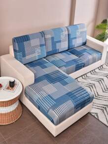 1 Tấm Bọc Sofa Họa Tiết Hình Học, Polyester Hiện Đại Co Giãn Bọc Ghế Sofa Cho Gia Đình - Nhiều màu - Xem 4
