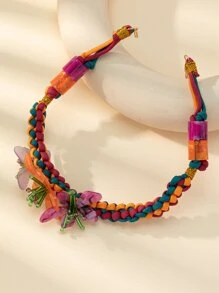 Vòng cổ trang trí hoa - Nhiều màu - Xem 1