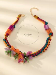 Vòng cổ trang trí hoa - Nhiều màu - Xem 3