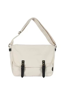 Bolso de mensajero con diseño de hebilla con solapa de gran capacidad blanco - Blanco - Ver 4