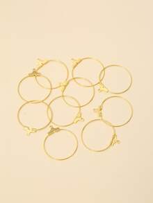 30 piezas/set de accesorios de joyería DIY de diseño de círculo de moda para mujeres para hacer joyas - Amarillo Oro - Ver 3