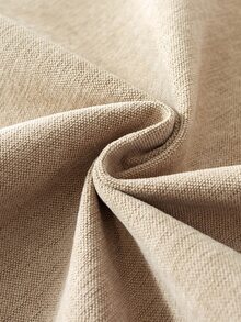 1pc Leaf Embroidery Sofa Towel, Modern Stretchy Polyester Sofa Cover For Home, All Season - Coffee Brown - View 6
