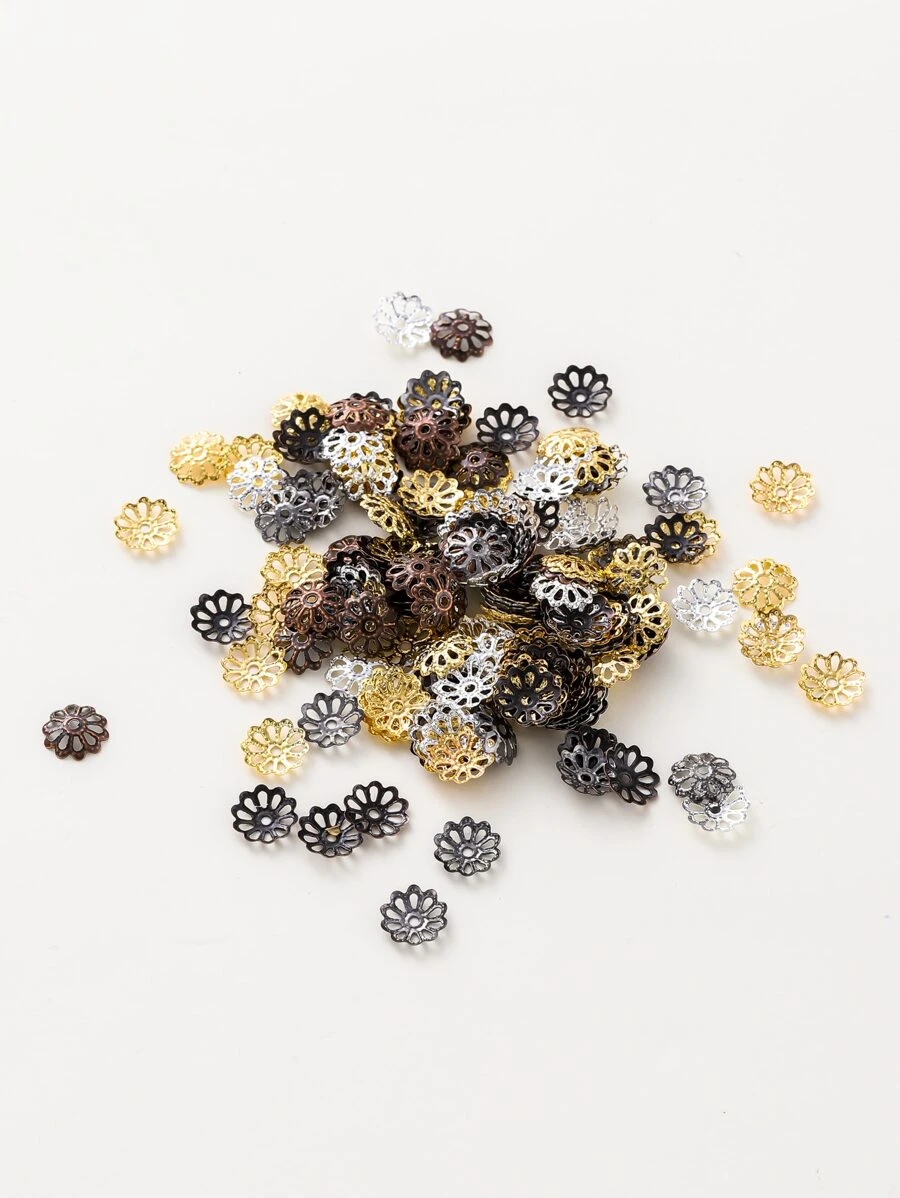 200入組/套時尚花朵設計DIY首飾配件適用於女性適用於首飾類