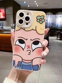 卡通人物圖案手機殼 - 彩色 - 查看 1