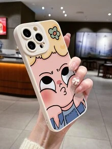 卡通人物圖案手機殼 - 彩色 - 查看 2