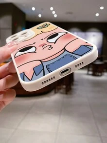 卡通人物圖案手機殼 - 彩色 - 查看 3