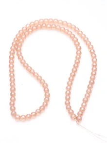 1 hebra Accesorio de joya DIY 8mm cuenta - Champán - Ver 2