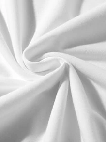 Manfinity EMRG Hombres Camiseta con estampado de slogan - Blanco - Ver 4