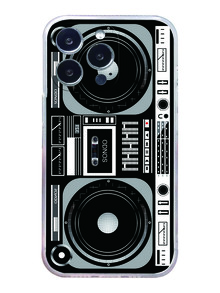 光盘播放器图案防摔手机壳，兼容 15/15 Plus/15 Pro/15 Pro Max国际版，非国内版 - 彩色 - 查看 4