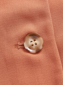 BizChic Flap Pocket Belted Vest Blouse & Shorts