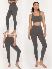 GLOWMODE 23" FeatherFit™ Everything's Peachy Leggings Gym