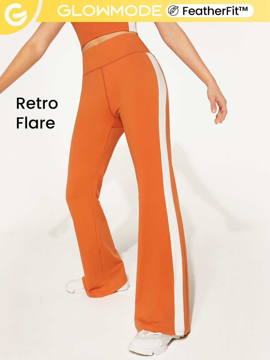 GLOWMODE 31" FeatherFit™ Retro Sport Flared Leggings