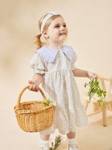 Summer Girls Elegant Dress (Including Hair Accessory), Not Listed On US Site - Multicolor - View 6