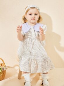 Summer Girls Elegant Dress (Including Hair Accessory), Not Listed On US Site - Multicolor - View 7