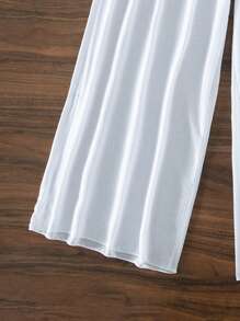 Cover up bandeau unicolor - Blanco - Ver 6