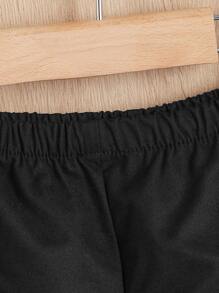 Baby Boy Flap Pocket Side Cargo Shorts