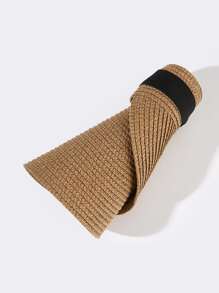 Mũ Rơm Che Nắng Chống Nắng Cho Nữ, Dành Cho Hoạt Động Ngoài Trời - Màu Khaki - Xem 3