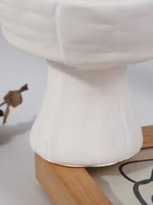 1入組手工製作大豆蠟香薰蠟燭在高的玻璃杯子帶A香薰蠟燭,完美適合婚禮 - 白色 - 查看 4