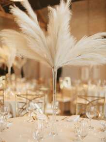 1pc 9 nhánh cỏ Pampas giả 27,6'' màu be sậy nhân tạo hoa giả mềm mại trang trí phong cách Boho cho trang trí tiệc cưới, trang trí phòng khách phòng ngủ tại nhà, sắp xếp bình hoa, đạo cụ chụp ảnh tự làm, cây giả, trang trí mùa thu, phòng, bàn làm việc, trang trí sân vườn, đồ trang trí phòng, ngày lễ tình nhân, quà tặng - Màu be - Xem 7