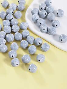 50pcs/set Bead DIY Jewelry Accessory - Light Grey - View 3