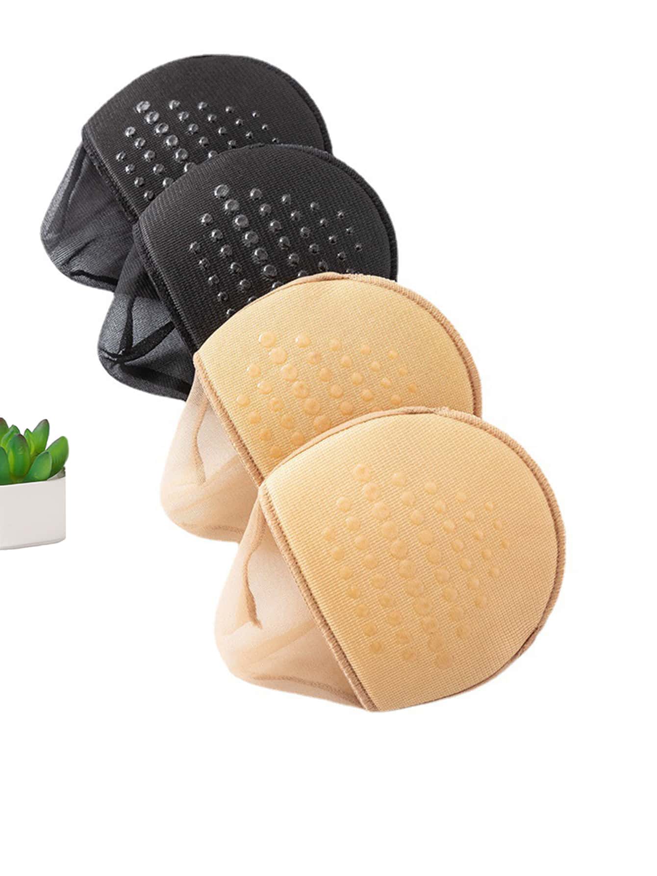 4 chiếc Vớ vô hình phong cách giản dị cho nữ - Nhiều màu - Xem 1