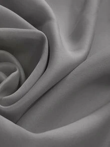 1 rèm cản sáng màu xám nhạt, rèm cản sáng cách nhiệt chặn tia UV, thích hợp cho phòng khách, phòng ngủ, làm tối phòng khi mất điện, mùa thu/đông - Màu Xám nhạt - Xem 7