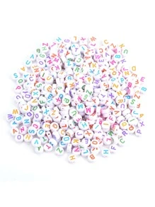 300 cái Hạt DIY & 1 cái Dây Thun - Nhiều màu - Xem 2