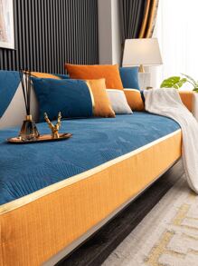 1個覆盆子絨沙發墊,全天候防滑 - 藍色 - 查看 5