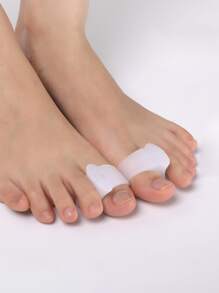 2入組極簡白色矽膠中性配件適用於鞋 - 白色 - 查看 1