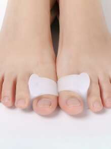 2入組極簡白色矽膠中性配件適用於鞋 - 白色 - 查看 2